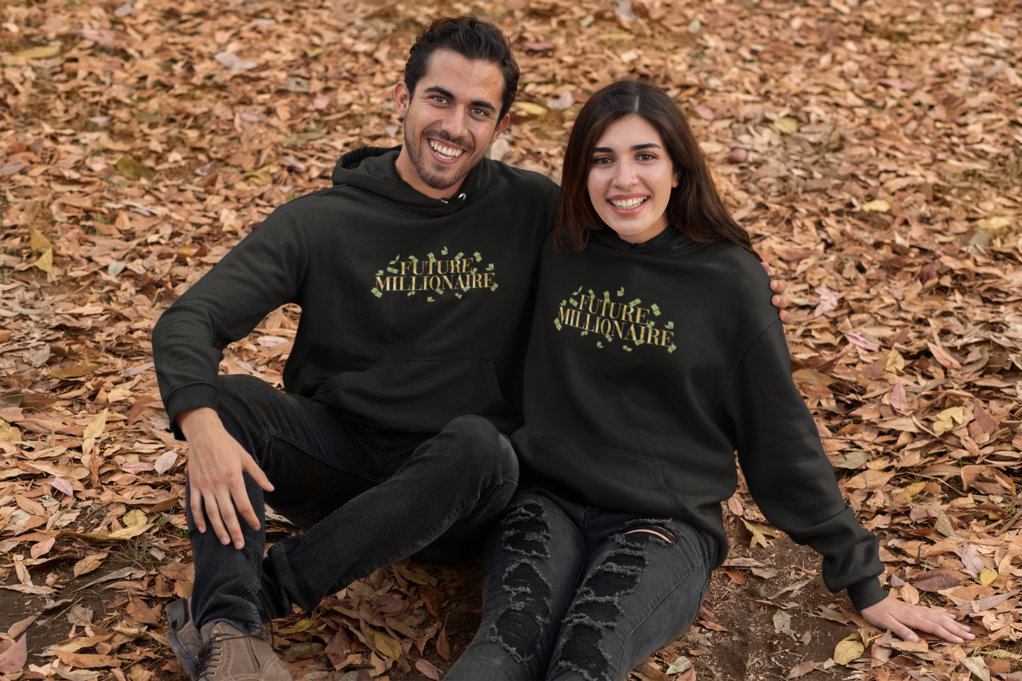 Hoodie Unisex für Männer und Frauen: Future Millionaire