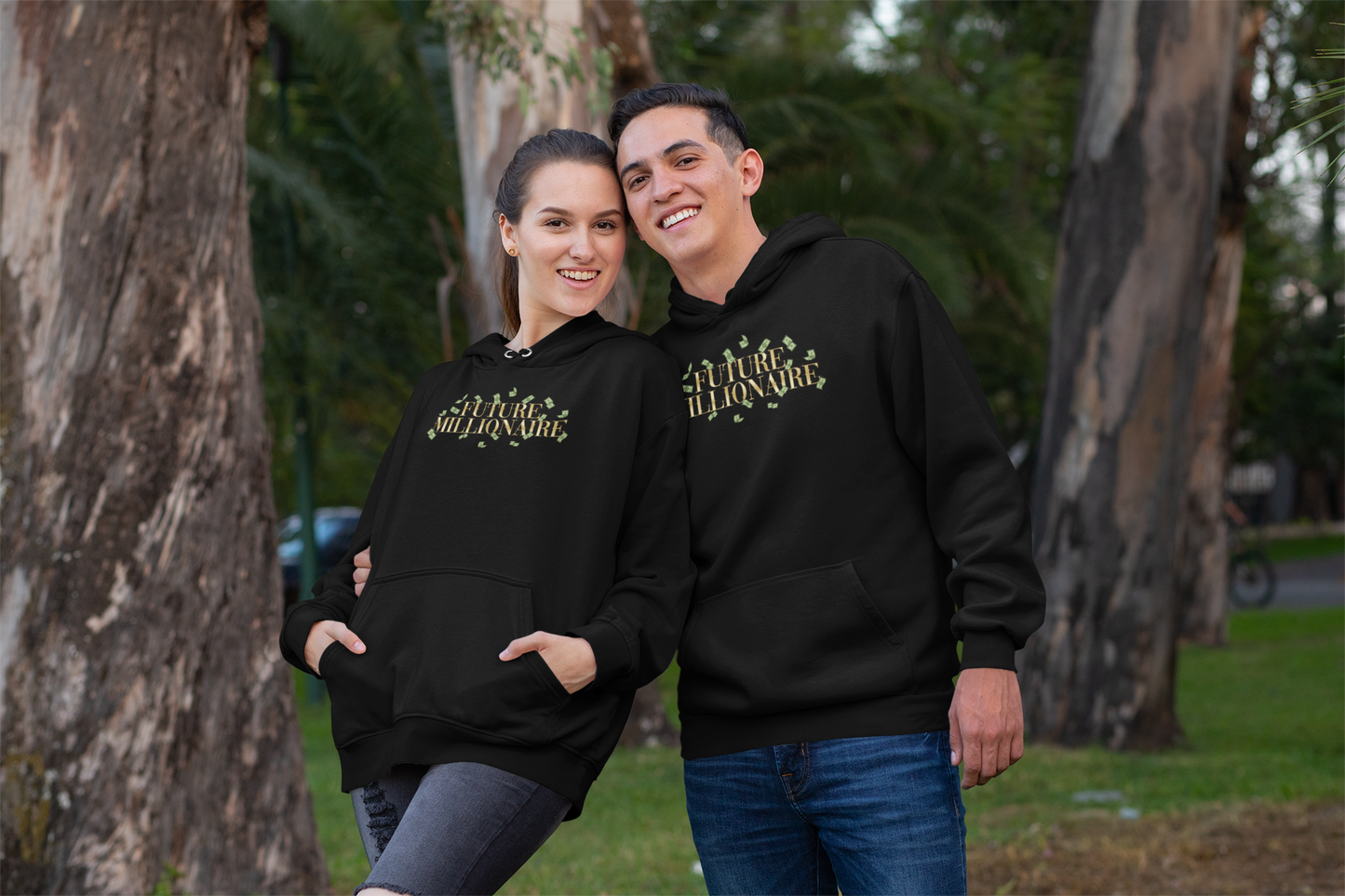 Hoodie Unisex für Männer und Frauen: Future Millionaire