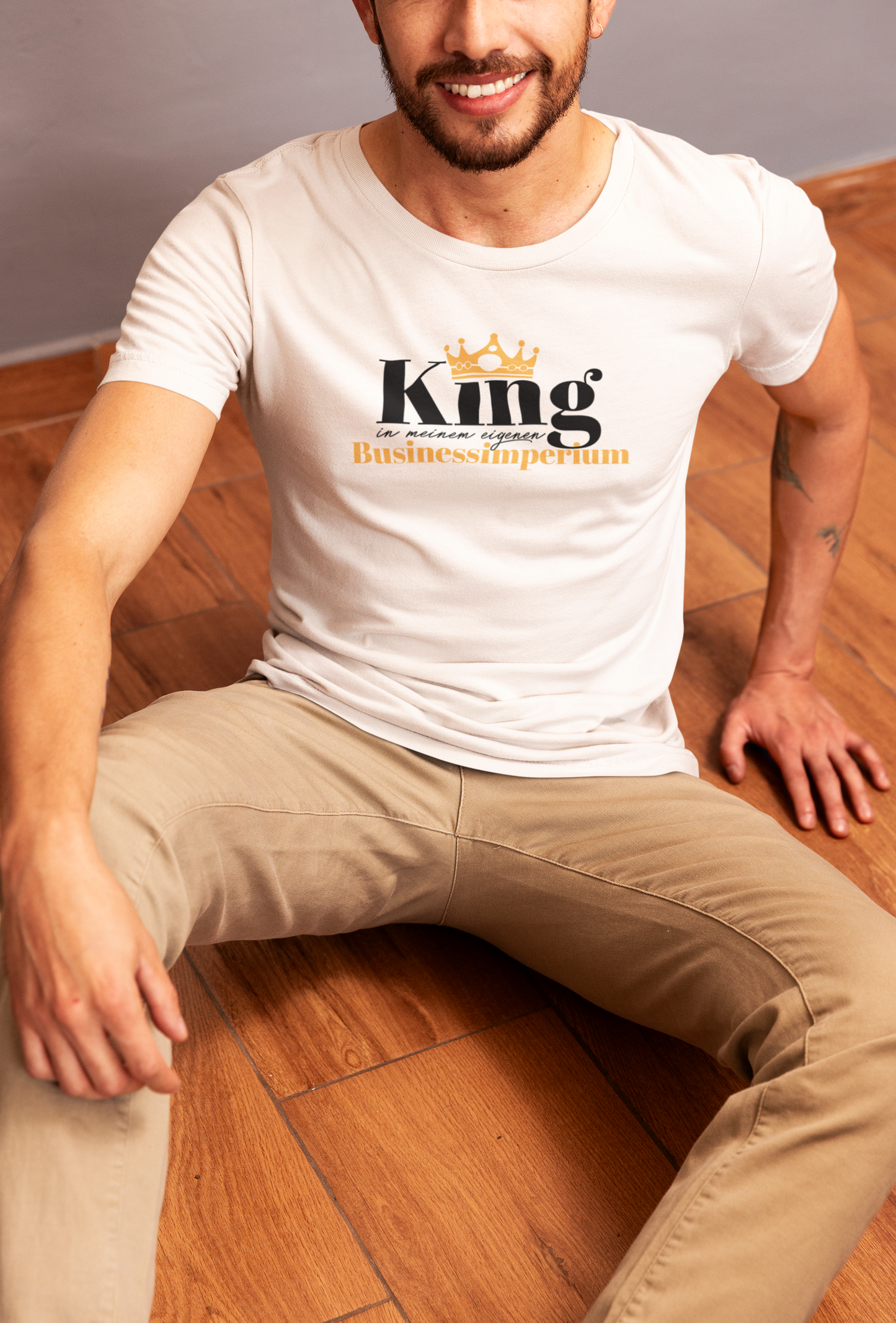 Premium Shirt Herren "King in meinem eigenen Businessimperium"