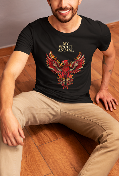 Herren TShirt Krafttier Phönix